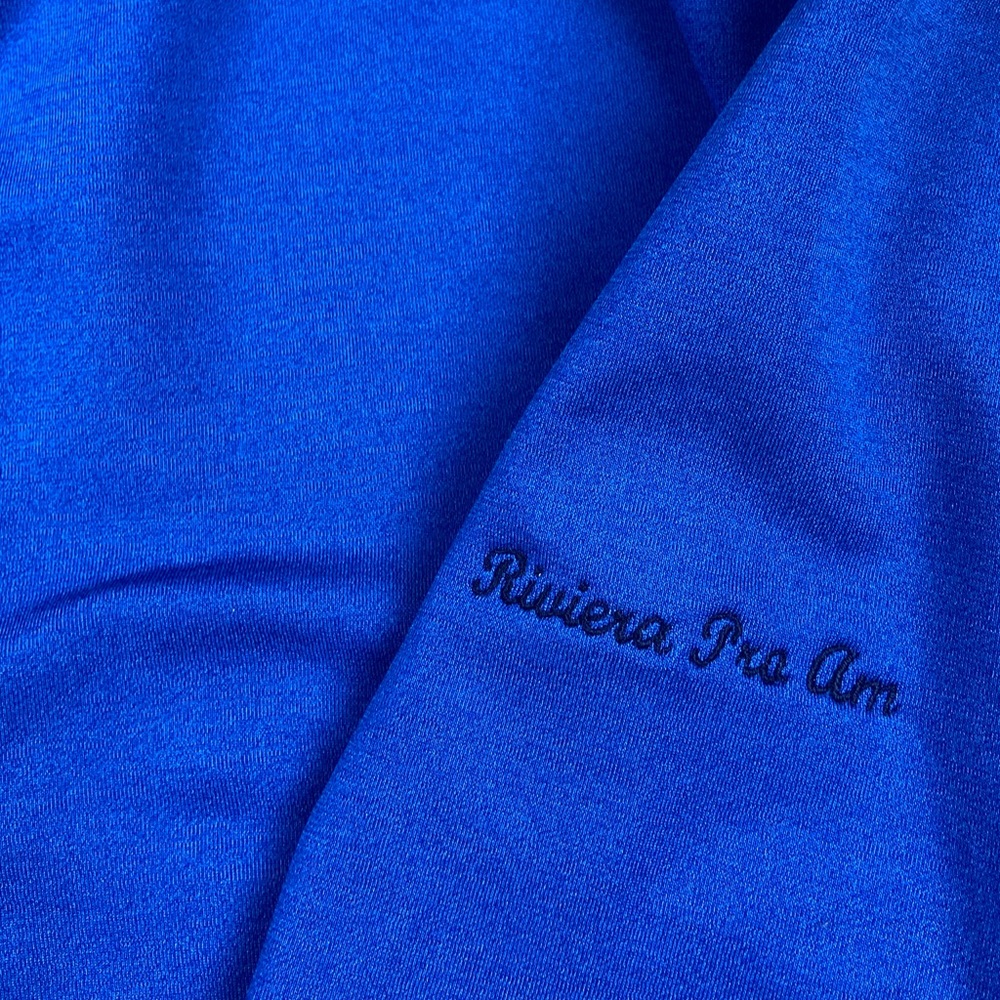 mens peter millar quarter zip Riviera Pro Am Golf Pullover Size M - Picture 4 of 6